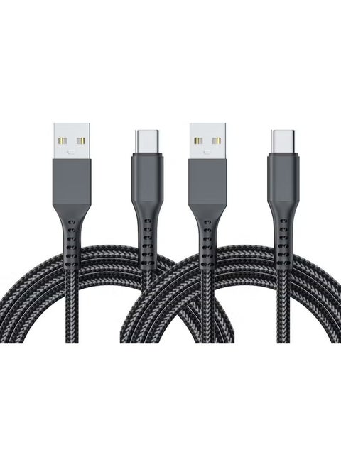 2 Pack 10FT Charger Charging Cable for PS5 Controller/for Xbox Series X/for Xbox Series S Controller, Replacement USB C Cord Nylon Braided Type-C Ports Accessories for Nintendo Switch