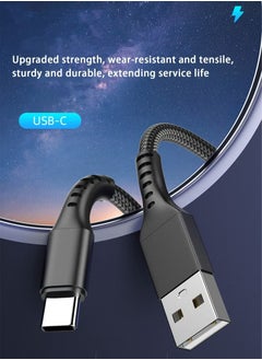 X-level 2 Pack 10FT Charger Charging Cable for PS5 Controller/for Xbox Series X/for Xbox Series S Controller, Replacement USB C Cord Nylon Braided Type-C Ports Accessories for Nintendo Switch  - Image 2