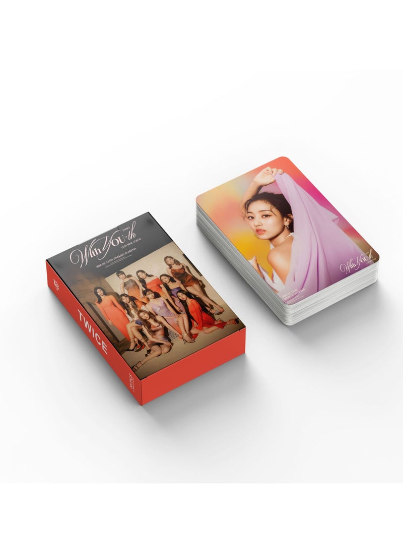 EHOME 55Pcs TWICE New Album WITH YOU Lomo Cards  - Image 3