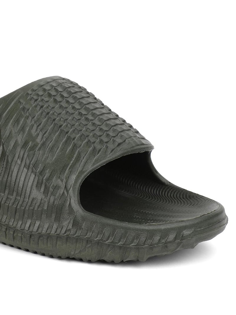hummel ZIG ZAG SOFT Men's Classic Ultra Soft Sliders/Slippers with Cushion FootBed for Adult Comfortable & Light Weight Stylish & Waterproof & Everyday Flip Flops & Chappals for Gents/Boys - Image 5