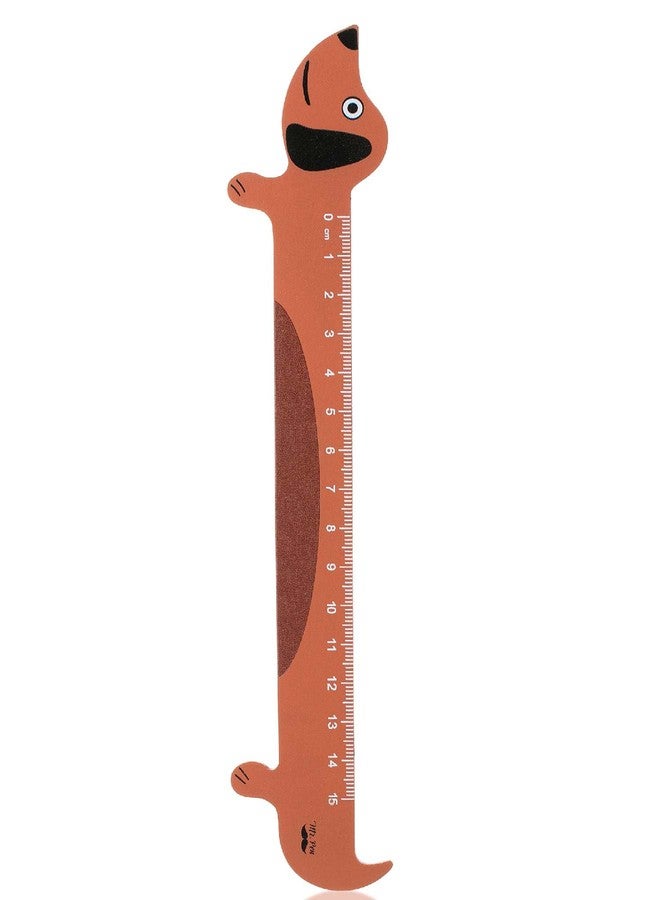 Mr. Pen- Wooden Ruler, 15cm, Sausage Dog, Mini School Ruler, Standard Metric - Image 1