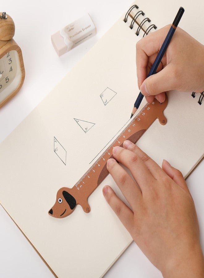Mr. Pen- Wooden Ruler, 15cm, Sausage Dog, Mini School Ruler, Standard Metric - Image 5