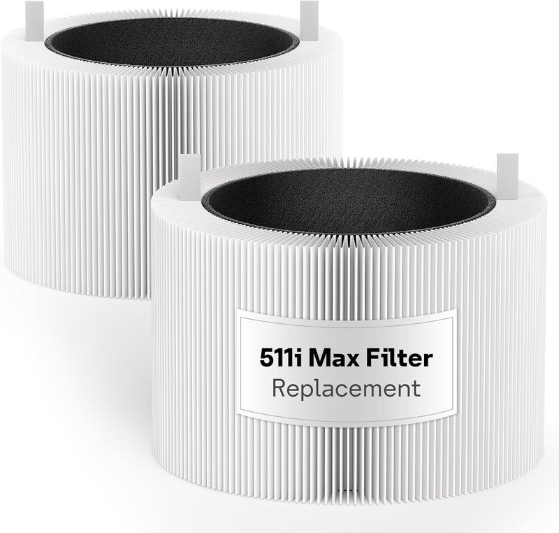 Leemone Blue Pure 511i Max Filter Replacement Compatible with Blue Pure 511i Max Air Purifier, Blue Pure F5MAX, H13 True HEPA & Activated Carbon Replacement Filter - Image 1