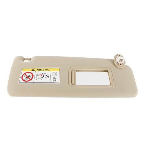 PEVAST Right Passenger Sun Visor Replacement for Lexus GX460 (2010-2023) & Toyota Land Cruiser Prado (2009-2023) - Compatible with OEM 74310-60J30-B0, 74310-60D70-A1 (Beige) - Image 1