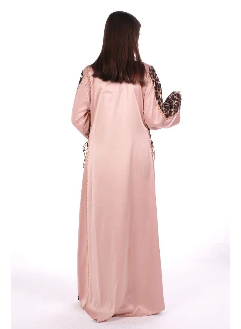 Al Bent Al Sharqieh pink women satin jalabiya dress for Women | Best Price UAE
