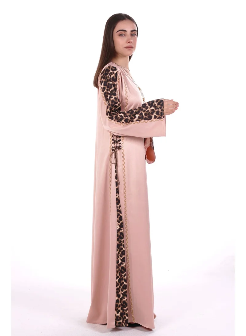 Al Bent Al Sharqieh pink women satin jalabiya dress for Women | Best Price UAE