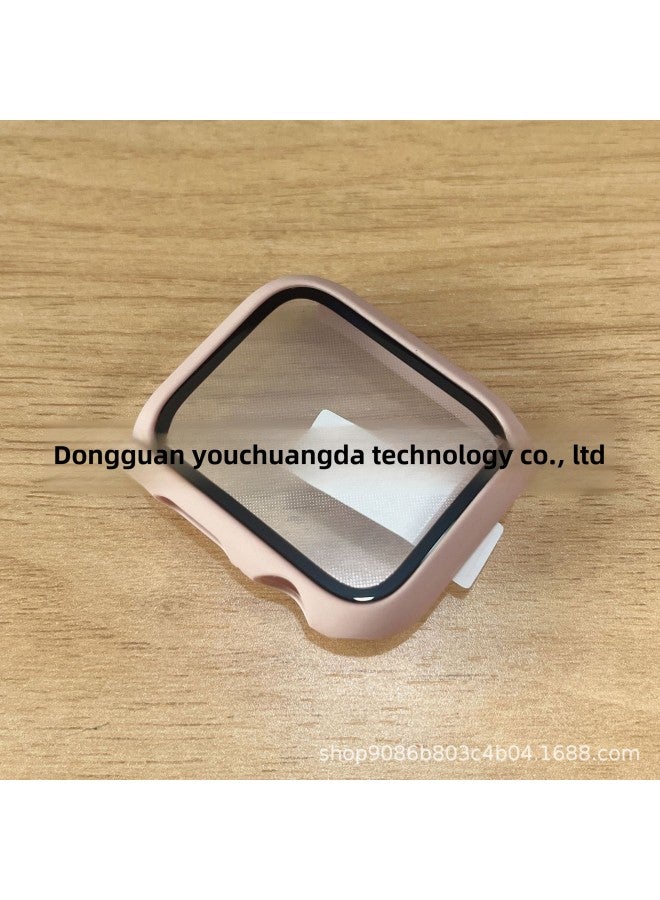 For Apple Watch Watch Case Iwatch987/6/5/4/3/2/1 Generation Case Film Integrated Protection-Color:Sand Pink-Exterior Dimension:S10 Ten Generations 46mm Special (opp Bag) - Image 1