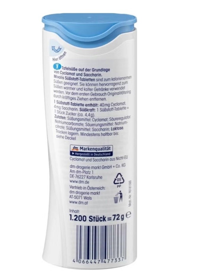 mivolis Sweetener Tablets 1200 Sticks 72grams - Image 2