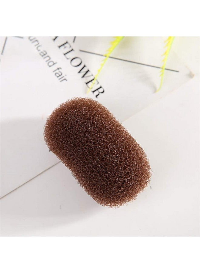 جي شلو قطعتان من وسادات تثبيت الشعر لزيادة حجم الشعر ومشابك تصفيف الشعر وإكسسوارات الشعر باللونين الأسود والقهوة - Image 3