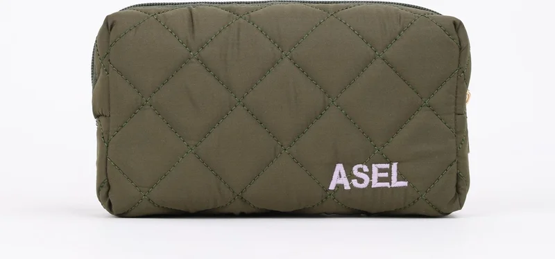 Nothing Personalized Named Quilted Make-up Bag for All Cosmetics and Care Products