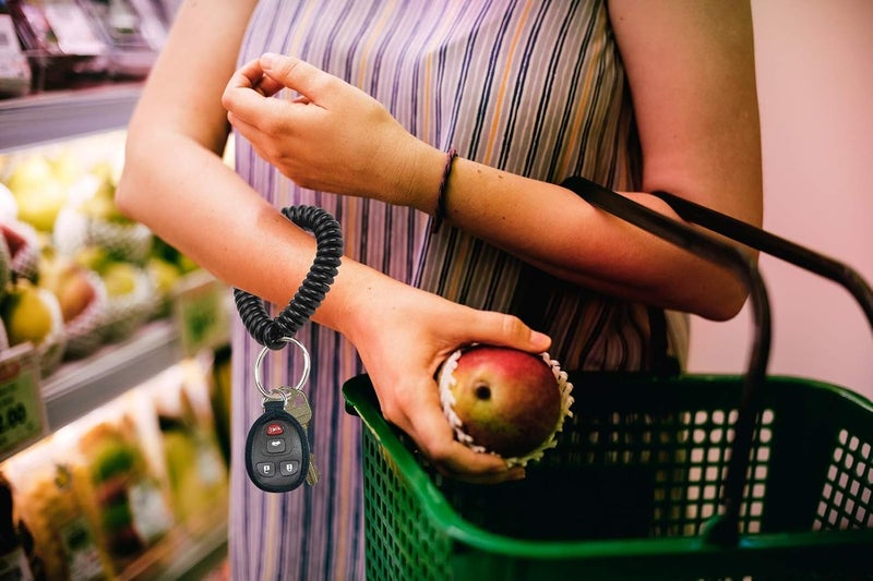 Lucky Line Key Chain Pack of 5 - Black Polyurethane - Image 5