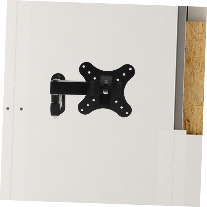 Adjustable TV Monitor Stand Wall Mount Bracket with Swivel Headrest Black - Image 5