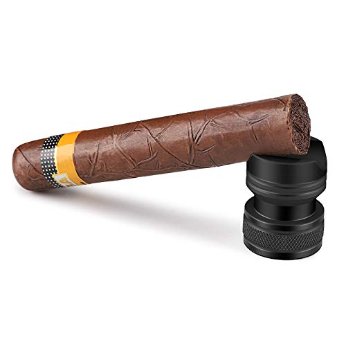 Fortune Nexus® Cigar Stand, Portable and Compact Cigar Rest (Black) - Image 2