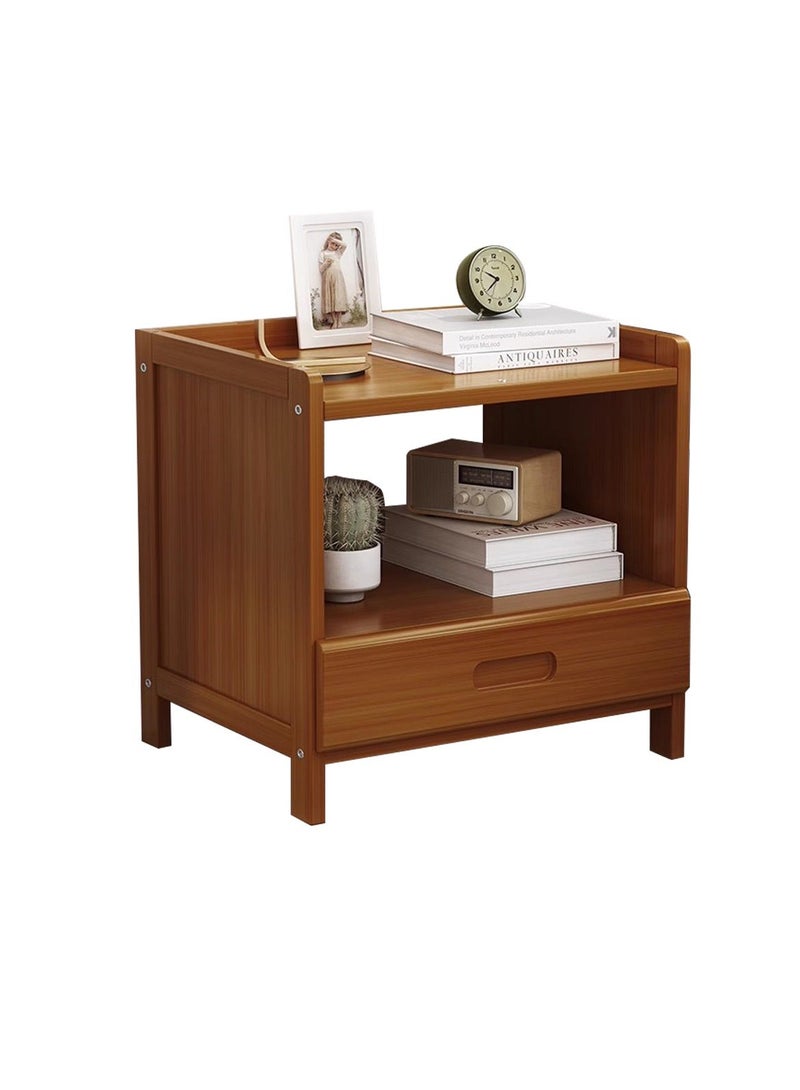 Home Modern Simple Bedside Table with Drawer Storage Cabinet 42*30*40CM