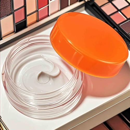 JOIKIT 200 Pack 3 Gram Jars with Orange Lid, 3ML Empty Clear Plastic Makeup Sample Containers, Cosmetic Sample Jar for Lotion, Cream, Eye Shadow, Lip Balms - Image 5