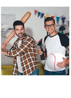SYOSI 3 PCS Inflatable Baseball Set, 11-inch Inflatable Ball Baseball Bat Ball Baseball Baseball Bat Inflates Kids Baseball Party Favors for Pool Beach, Fun Sports Game Birthday Decor  - Image 3