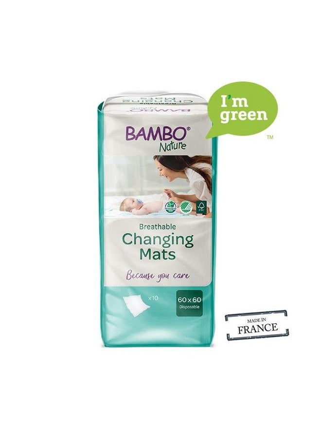 BAMBO NATURE Eco Friendly And Soft Disposable Diaper Changing Mat (60Cm X 60Cm) Pack Of 10  - Image 3