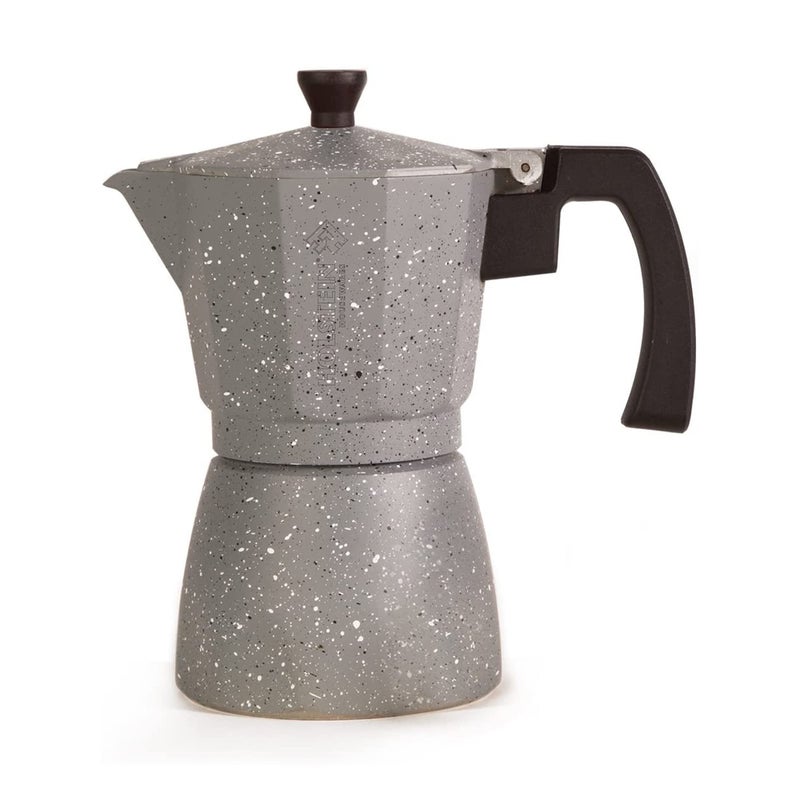 Holstein Housewares Holstein Housewares  6 Cup Aluminum Stovetop Espresso Maker and Moka Pot  Great Tasting Traditional Espresso Coffee Italian and Cuban Caf Brewing in Minutes Silver