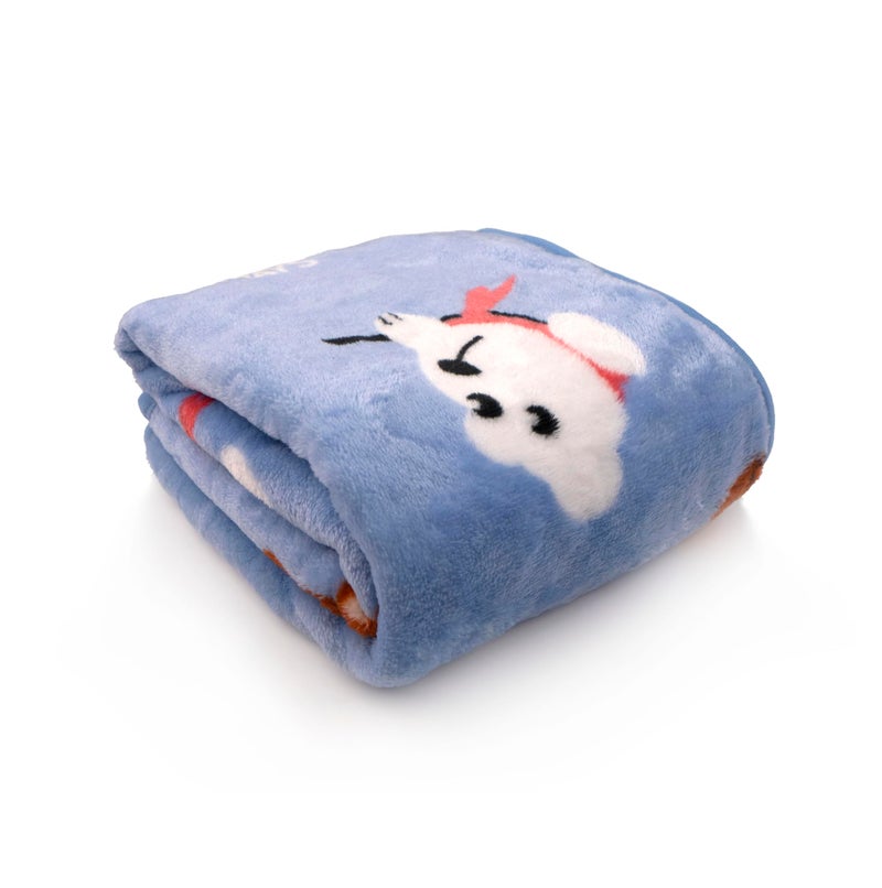 Uber World Newborn Baby Blanket with Hood/Infant AC Blanket/Baby Wrapper/Flannel Baby Blanket for 0-9 Months (70x70cm) Pack of 1 - Image 5
