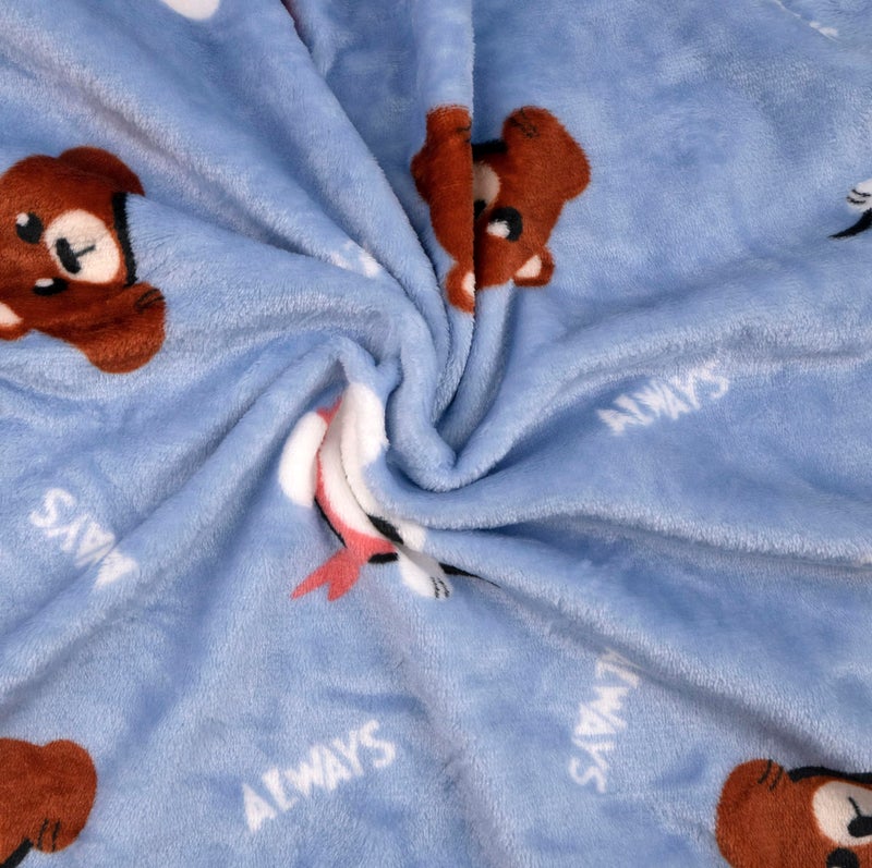 Uber World Newborn Baby Blanket with Hood/Infant AC Blanket/Baby Wrapper/Flannel Baby Blanket for 0-9 Months (70x70cm) Pack of 1 - Image 4
