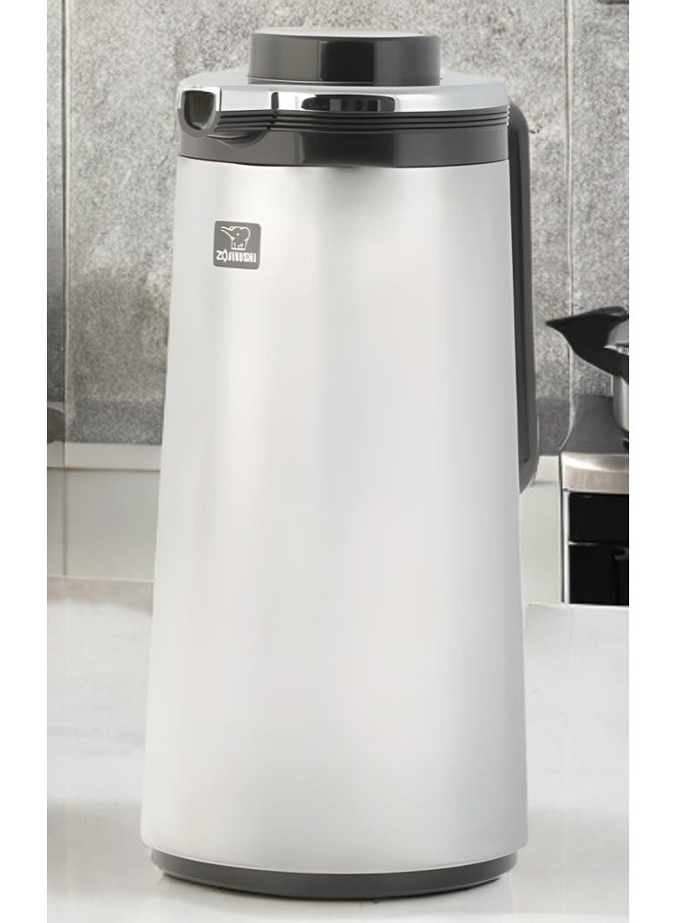 زوجيروشي ترمس  - زوجيروشي ياباني - أبو فيل -  - سعة 1.30 لتر - لون فضي - Image 1