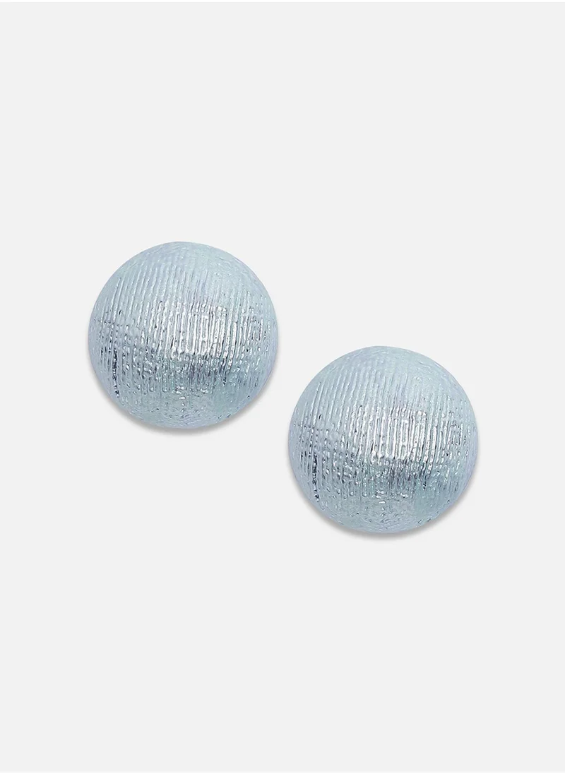 SOHI Ribbed Stud Earrings