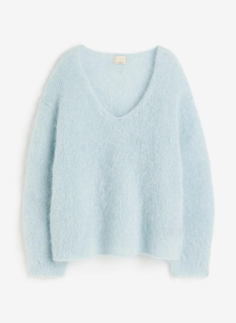 اتش اند ام Oversized Mohair Blend Jumper