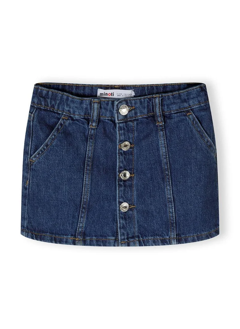 مينوتي Kids Girls Denim Skirt