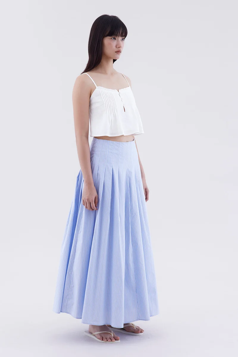 The Editor's Market Fania Pleated Full Skirt