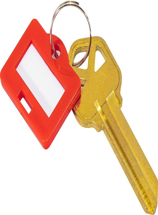 Barska Multi-Purpose Key Tags with Write-On Labels & Metal Rings - 50 Small Colored Key Tags for Organization, Identification & Labeling - Image 5