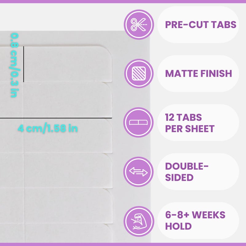 Big Kizzy Tape in Extension Remover Spray (8oz) + Double Sided EXTRA Hold Hair Extension Tape (72 Tabs) - Image 5