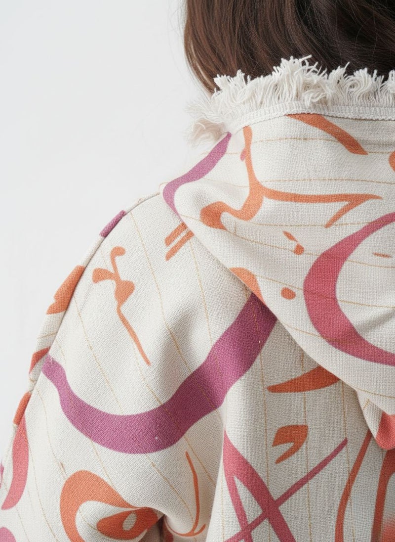 Cloud Fashion قفطان رمضان بناتي ملون – قفطان أطفال شرقي أنيق لرمضان والعيد - Image 5