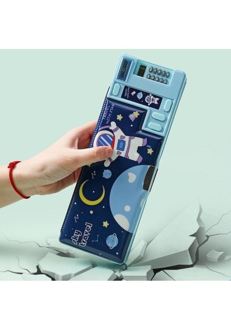 Double-layer Cartoon Pencil Box - Large Capacity Multi-functional Stationery Box for Primary School Boys Girls - Image 2