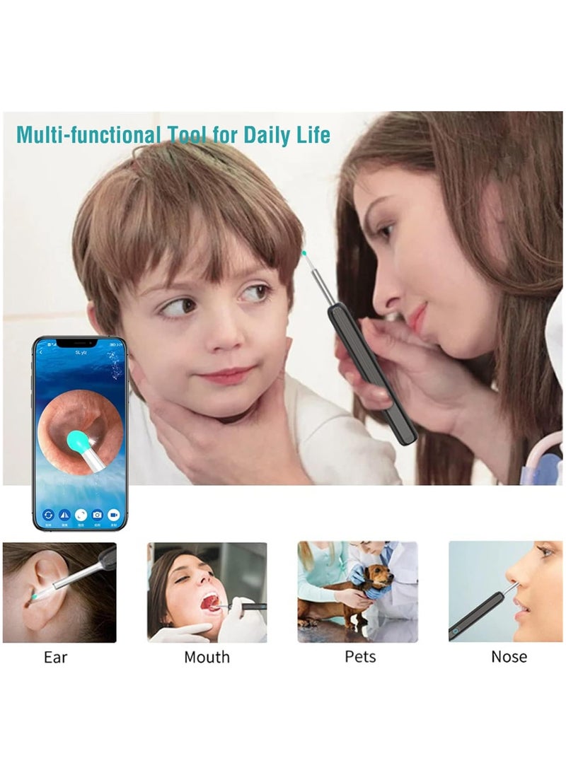 Generic Ear Wax Removal Kit -Visible Ear Wax Remover with Camera,Otoscope with Light, Ear Cleaner with 8 Ear Pickers+6 Ear Scoops, Wireless Ear Wax Remover for iOS, Android Phones,WiFi visual otoscope Ear Wax  - Image 2