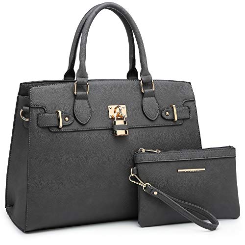 Dasein Women Handbags and Purses Ladies Shoulder Bag Top Handle Satchel Tote Work Bag with Wallet - Image 1