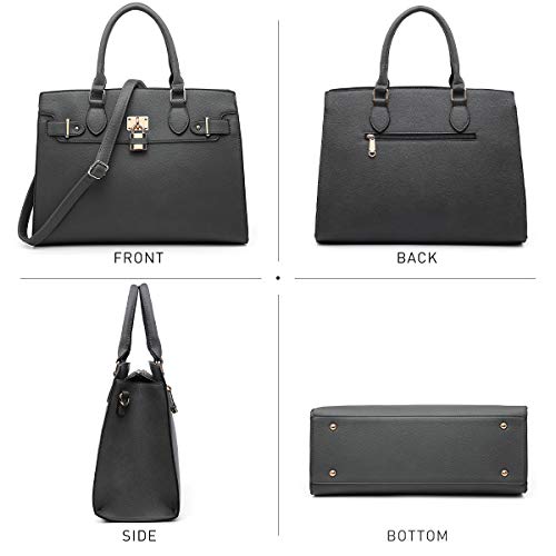 Dasein Women Handbags and Purses Ladies Shoulder Bag Top Handle Satchel Tote Work Bag with Wallet - Image 3