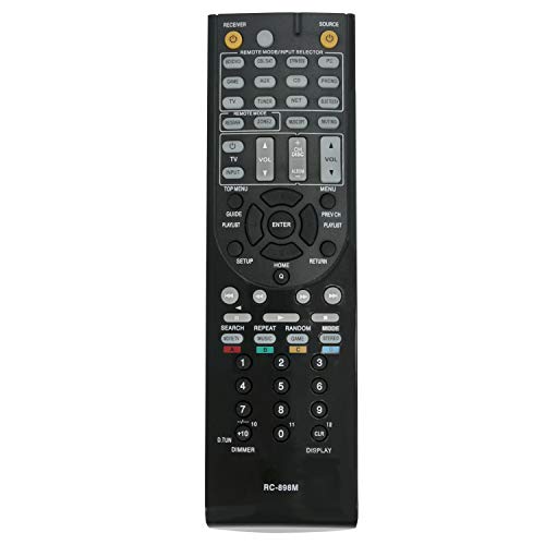 Allimity RC-898M RC898M Replacement Remote Control fit for Onkyo AV Receiver TX-NR545 TX-NR646 TX-NR747 TXNR545 TXNR646 TXNR747 - Image 1