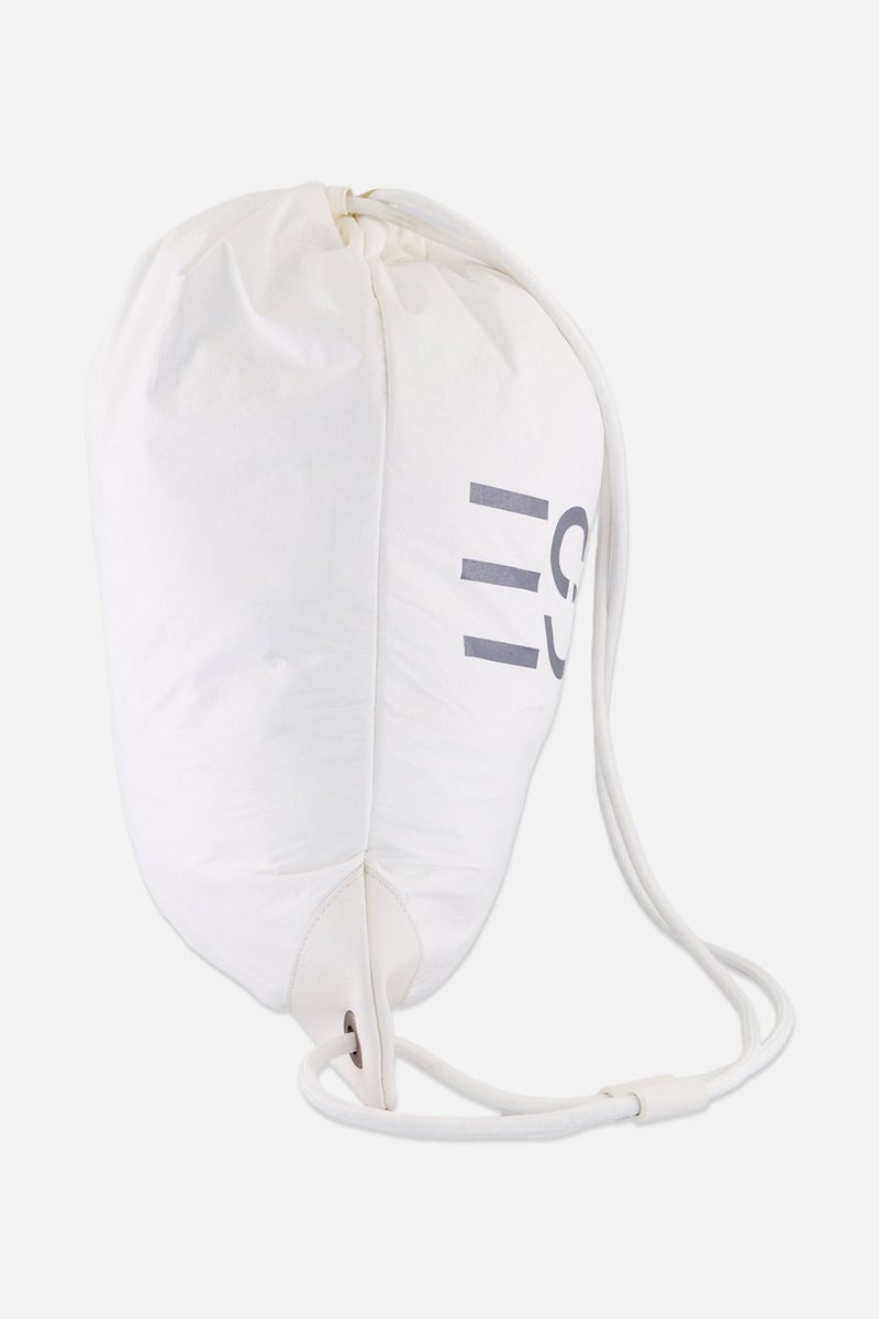 ESPRIT حقائب ظهر بسحاب للرجال بشعار العلامة التجارية مع حقيبة، أبيض - Image 3