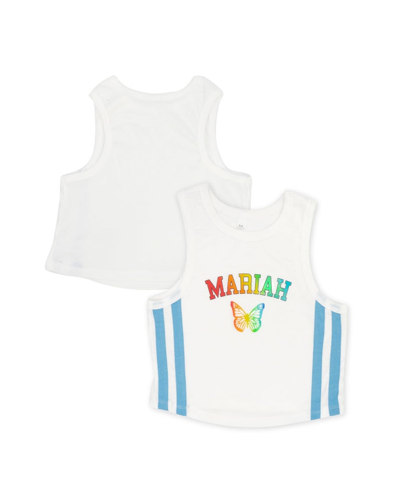 Mariah Carey Official Merch Stripe Tank Top