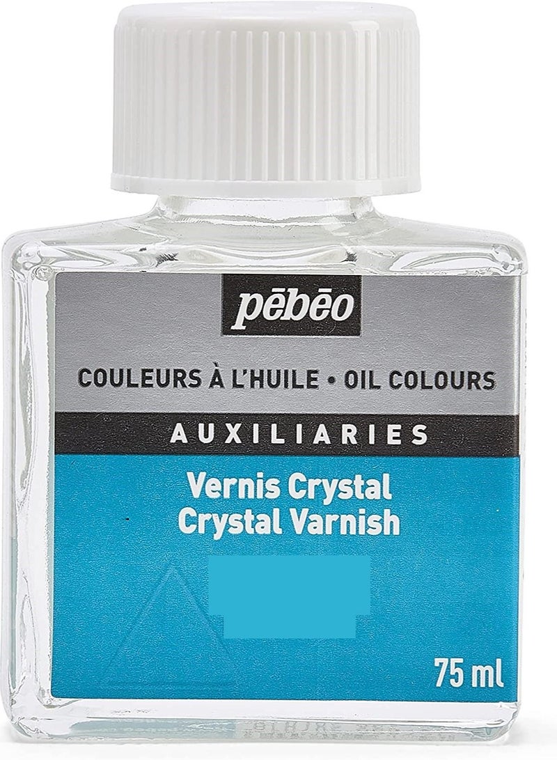 Pebeo 75 ml Glossy Crystal Varnish Transparent - Image 1