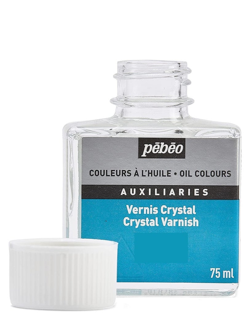 Pebeo 75 ml Glossy Crystal Varnish Transparent - Image 2