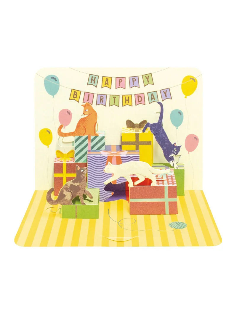 ذا ارت فايل Happy Birthday Cats Greeting Card