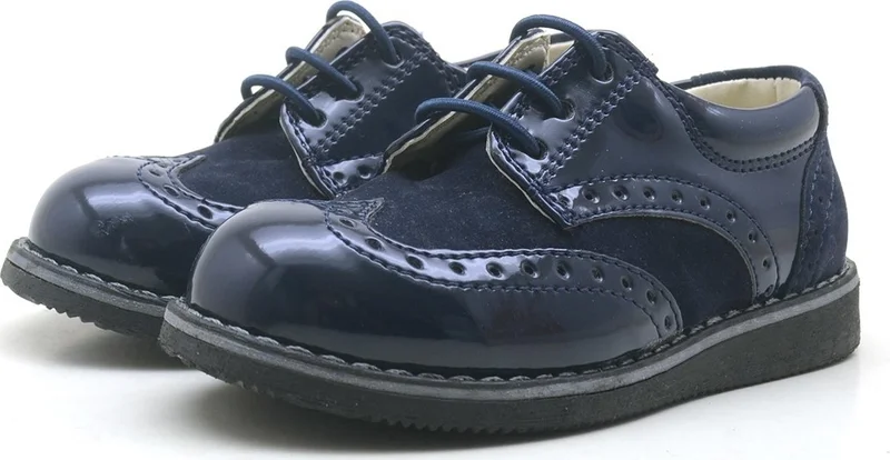 راكر Hidra Patent Leather High Soled Baby Boy Shoes