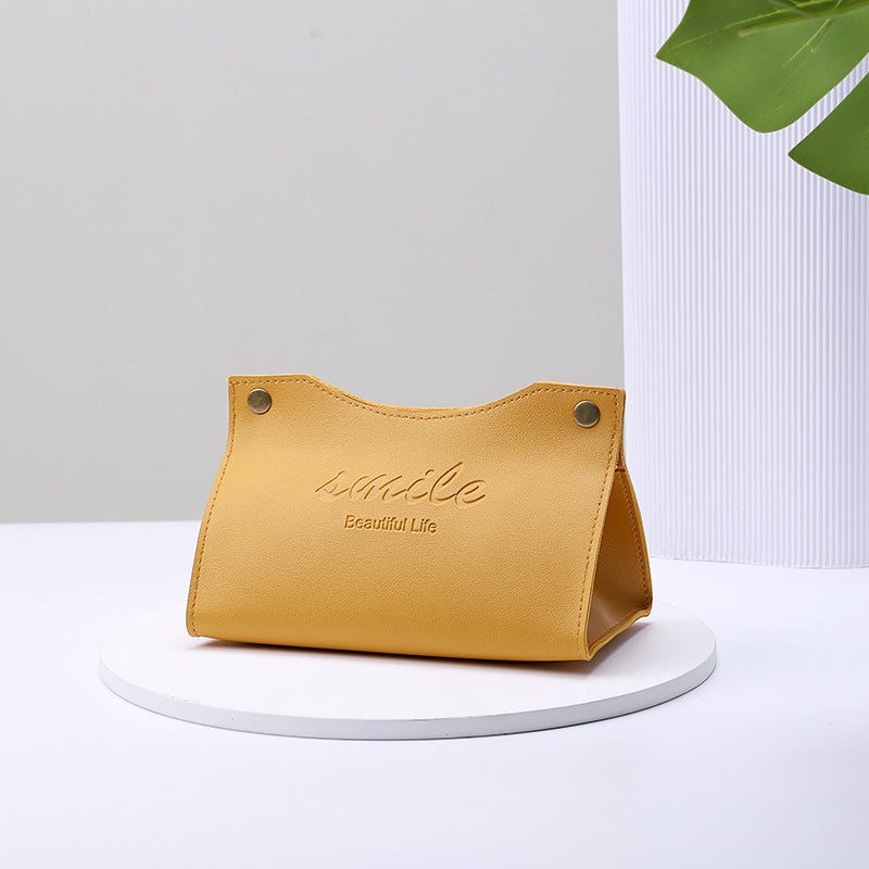 Waterproof Leather Car Tissue Holder - Image 5