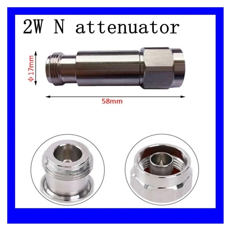 2W N-Type attenuator DC-3/4GHz Male to Female coaxial Power Supply 50 ohms(3db,3G) - Image 2