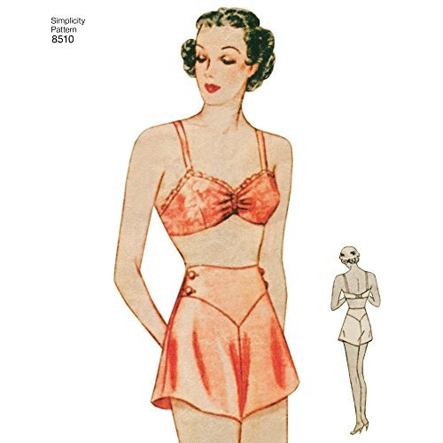 Simplicity Vintage Simplicity 1930's Fashion Women's Vintage Bra and Panties Sewing Patterns, Sizes 12-20 - Image 3