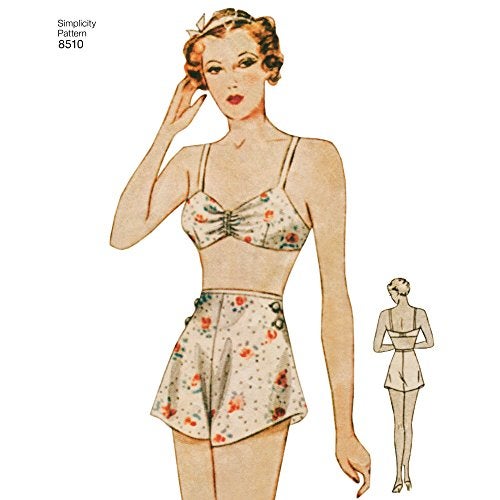 Simplicity Vintage Simplicity 1930's Fashion Women's Vintage Bra and Panties Sewing Patterns, Sizes 12-20 - Image 4