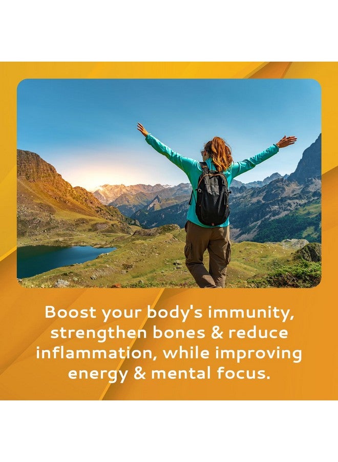 CALMOUR Vitamin D3 Strips 10 Pack| 2000 IU Oral Dissolvable D3 Vitamin Strips | Peppermint Flavor Melts on Your Tongue in 30 Seconds | Boost Immunity & Enhance Mental Focus with Vitamin D3 2000 - Image 4