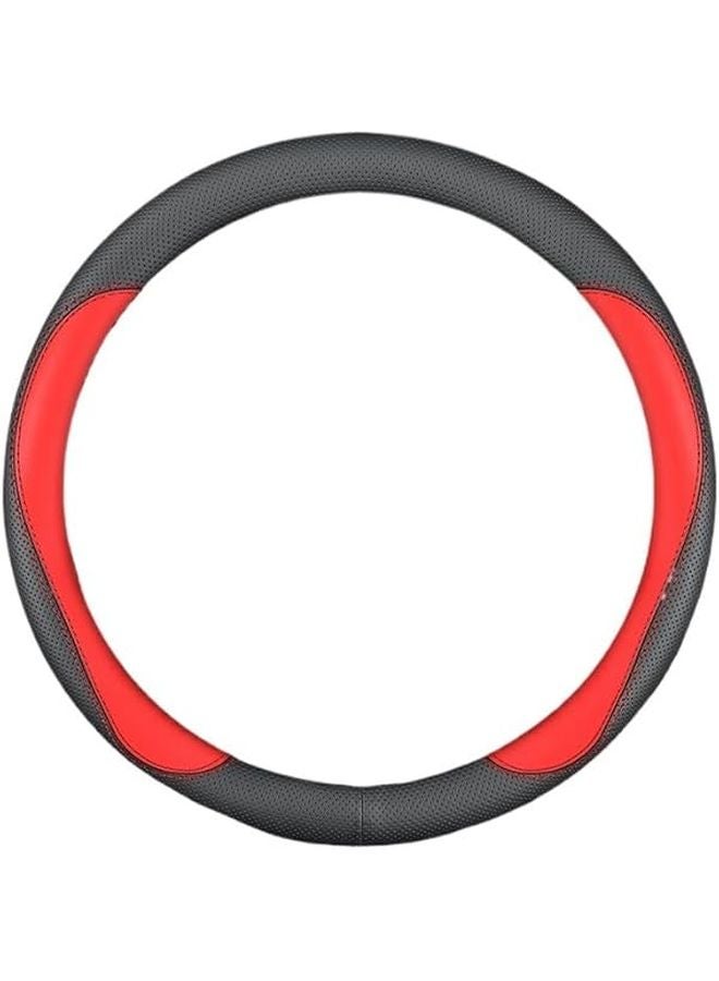 Leather Steering Wheel Cover For Acura Integra TLX MDX RDX NSX ZDX 2010 2022 Round C - Image 1