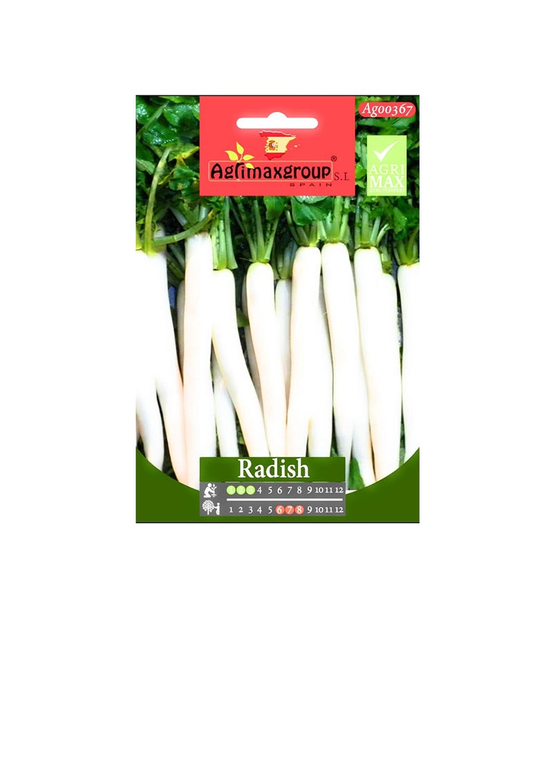 Agrimax Agrimax White Radish Seeds  - Image 1